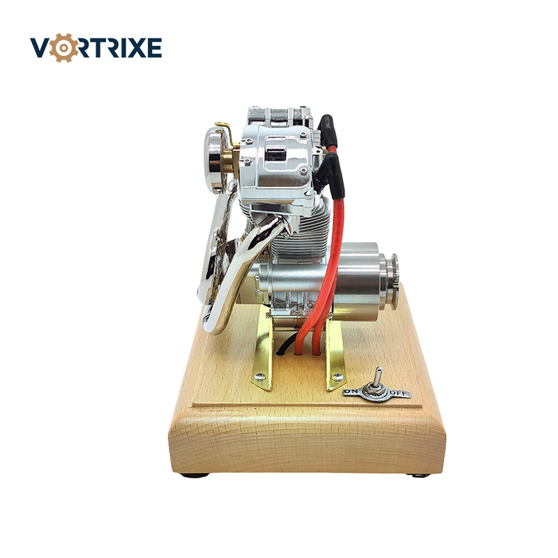 VORTRIXE V-Twin Gasoline Mini Retro Motorcycle Engine Model