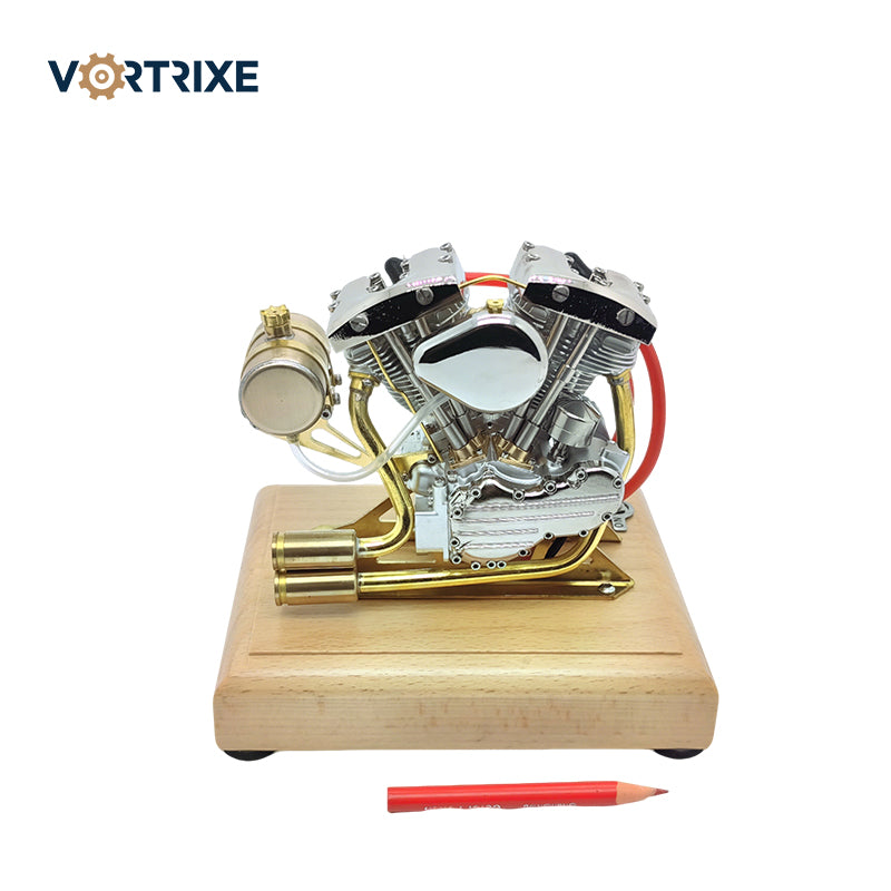 VORTRIXE V2 Viertakt-Motorrad-Benzin-Verbrennungsmotormodell