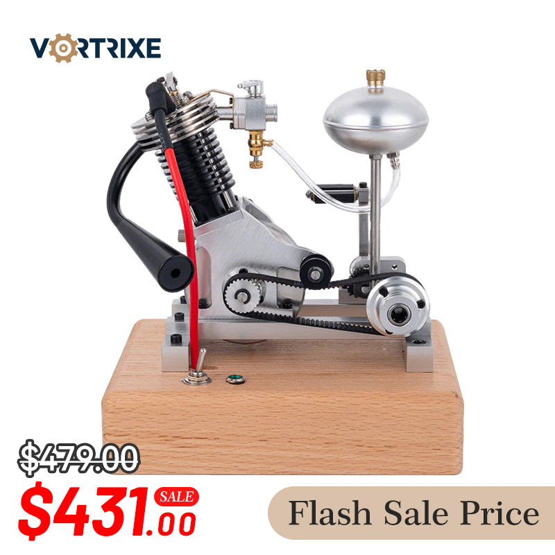 VORTRIXE Hoglet V1 Single-Cylinder 4-Stroke Kickstart Mini Gas Motorcycle Engine Model