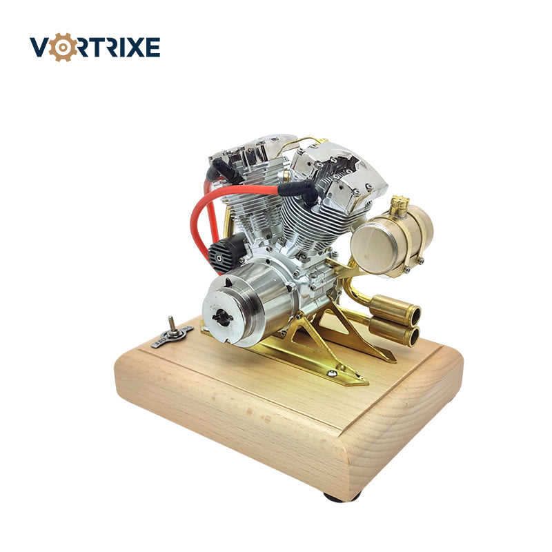 VORTRIXE V2 Viertakt-Motorrad-Benzin-Verbrennungsmotormodell