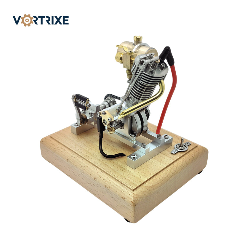 VORTRIXE Mini-Einzylinder-Motormodell aus Aluminiumlegierung