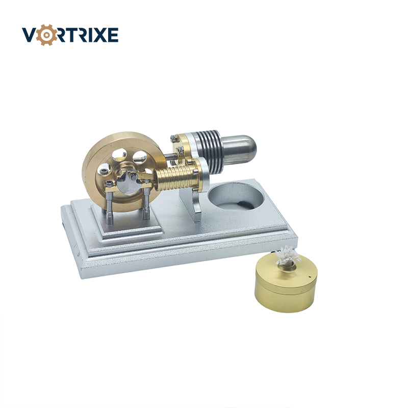 VORTRIXE & OKMO J06C World's Smallest Horizontal Stirling Engine Model