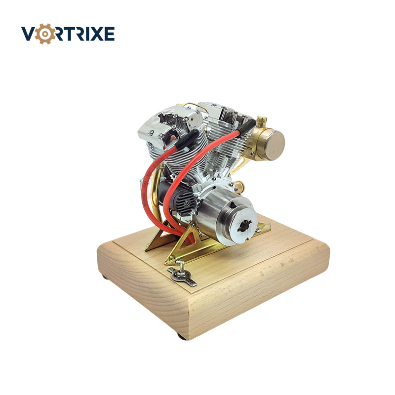 VORTRIXE V2 Viertakt-Motorrad-Benzin-Verbrennungsmotormodell