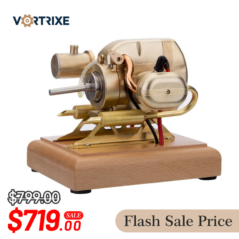 VORTRIXE & OKMO R90S Mini 2-Cylinder 4-Stroke Motorcycle Gasoline Engine ICE Engine Model