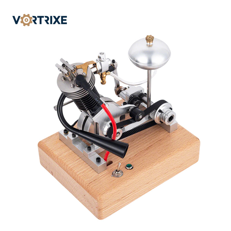 VORTRIXE Mini-Einzylinder-Motormodell aus Aluminiumlegierung