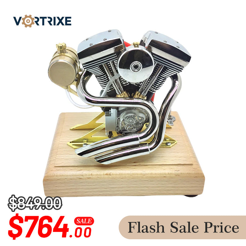 VORTRIXE Mini V2 Motorcycle Engine Double-cylinder Four-stroke Gasoline Engine
