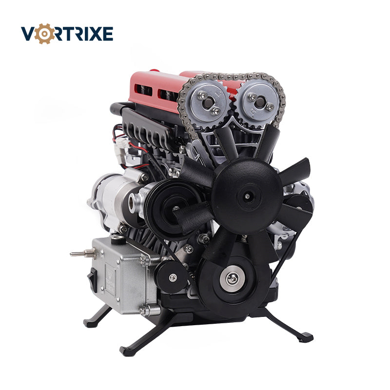 VORTRIXE & TECHING Full Metal L4 Car Engine Model Kit