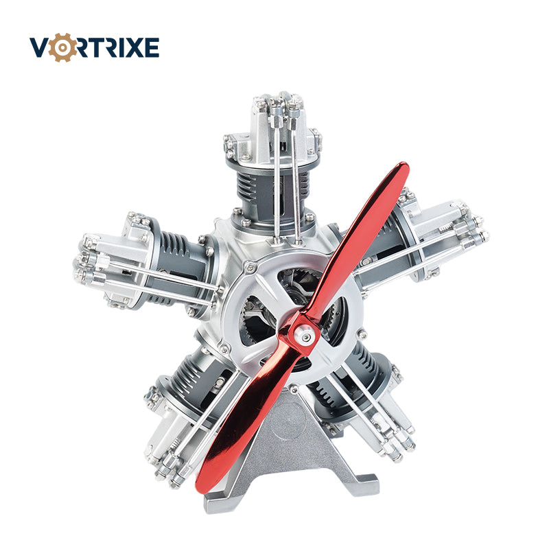 VORTRIXE & TECHING 5 Cylinder Radial Engine Model Kit