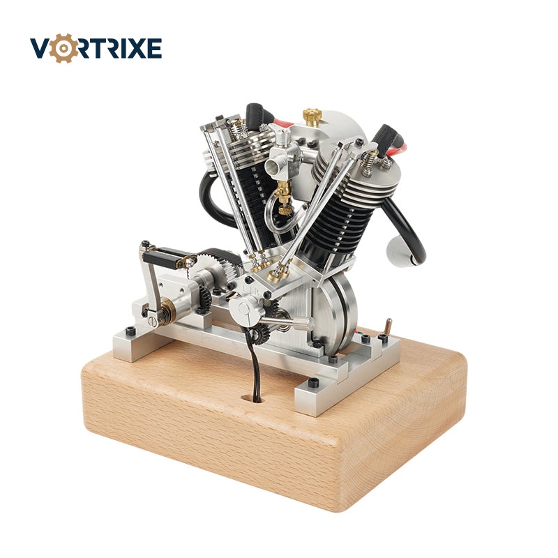 VORTRIXE Motorcycle Mini V-twin Hoglet Engine V2 Gasoline 4-Stroke Engine Model