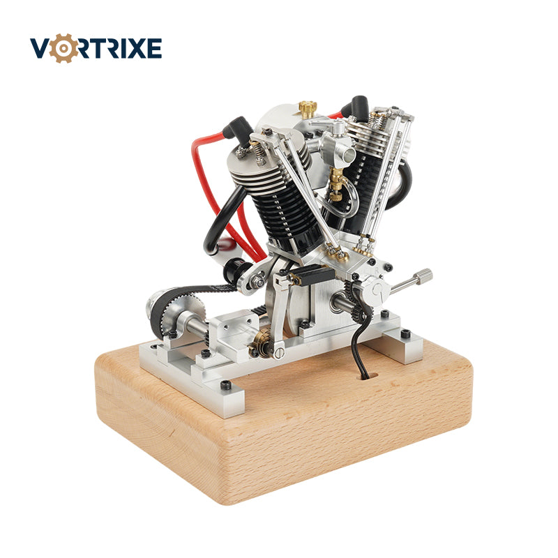 VORTRIXE Motorcycle Mini V-twin Hoglet Engine V2 Gasoline 4-Stroke Engine Model