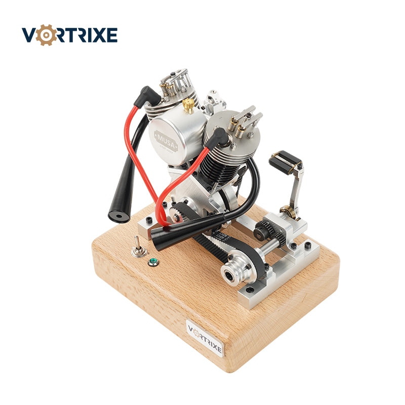 VORTRIXE Motorcycle Mini V-twin Hoglet Engine V2 Gasoline 4-Stroke Engine Model