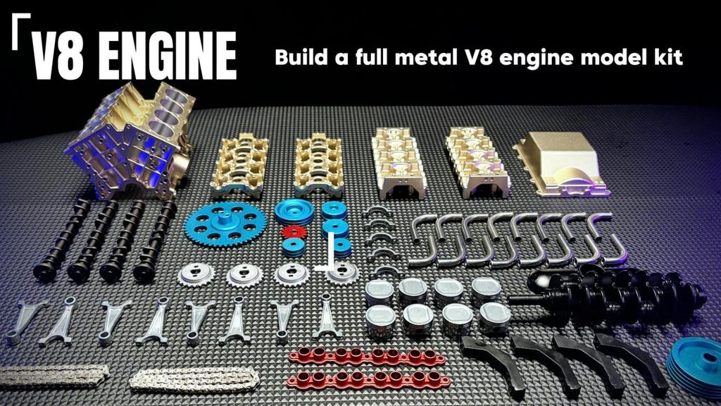 How to Build a Mini v8 Engine Model