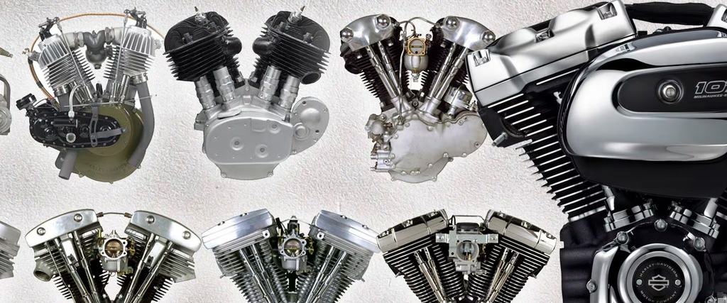 What is the history of the Harley Evolution V-twin Engine