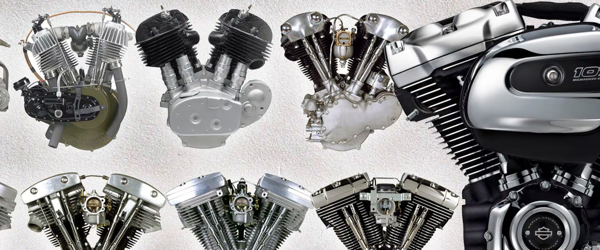 What is the history of the Harley Evolution V-twin Engine