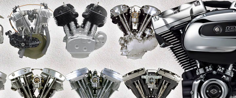 What is the history of the Harley Evolution V-twin Engine?