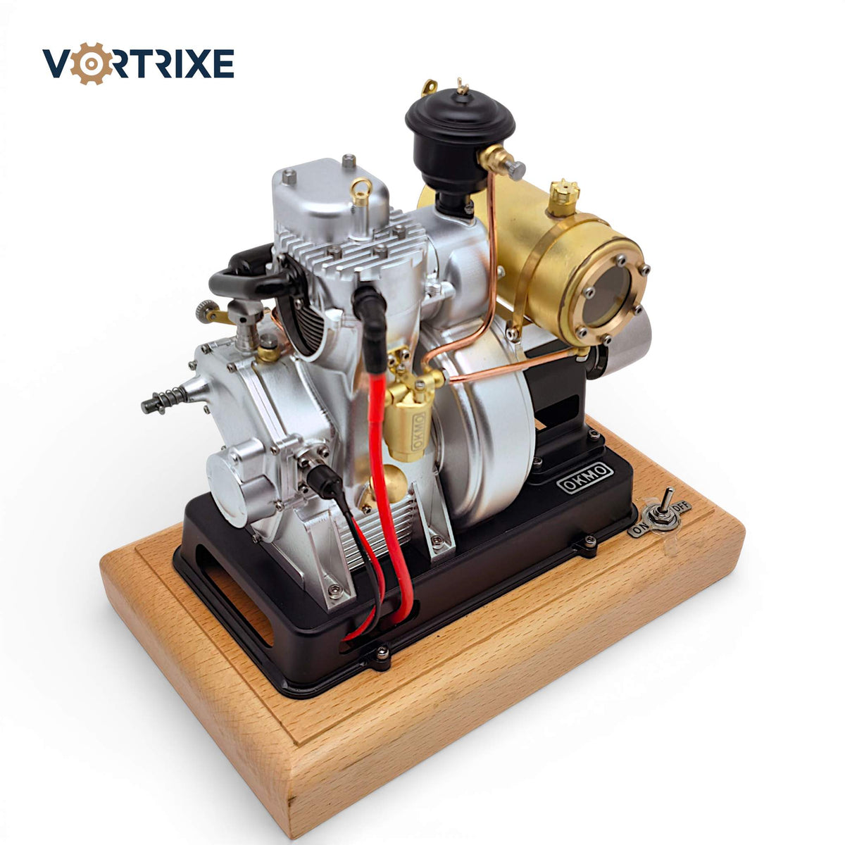 Mini-modèle éducatif de moteur à essence à refroidissement par eau VORTRIXE 