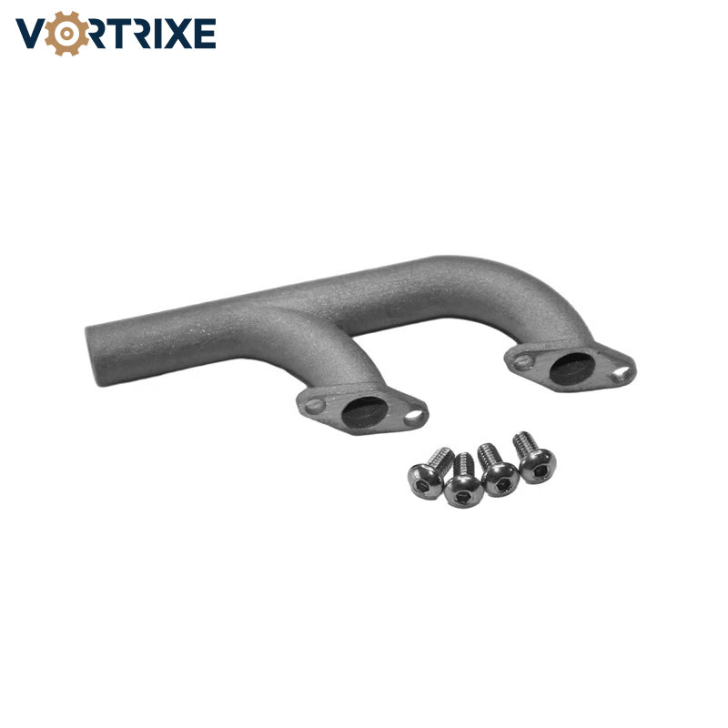 VORTRIXE 2-in-1 Upgraded Exhaust Pipe for TOYAN FS-L200AC Engine Model Kit
