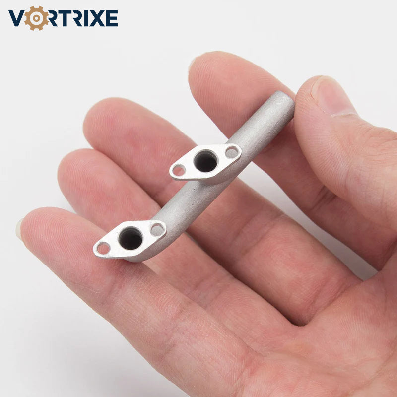 VORTRIXE 2-in-1 Upgraded Exhaust Pipe for TOYAN FS-L200AC Engine Model Kit
