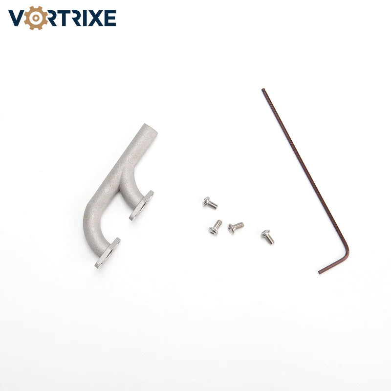 VORTRIXE 2-in-1 Upgraded Exhaust Pipe for TOYAN FS-L200AC Engine Model Kit