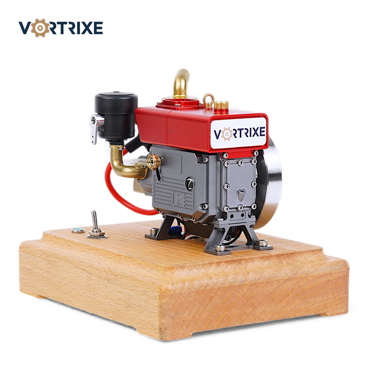 VORTRIXE Mini 4-Stroke Gas Engine Model – 2.6cc Single-Cylinder Motor
