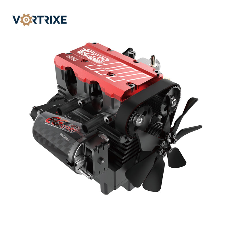 VORTRIXE & TOYAN FS-L200 Engine 2 Cylinder 4 Stroke Nitro Engine Model Kit