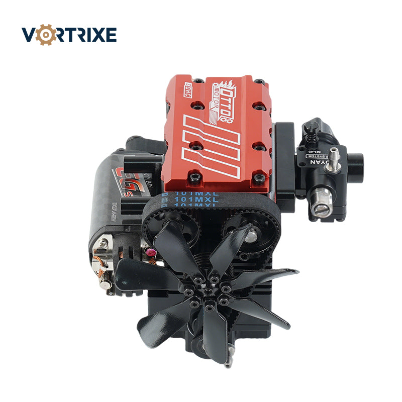 VORTRIXE &amp; TOYAN FS-L200 Motor 2 Zylinder 4 Takt Nitro Motor Modellbausatz 