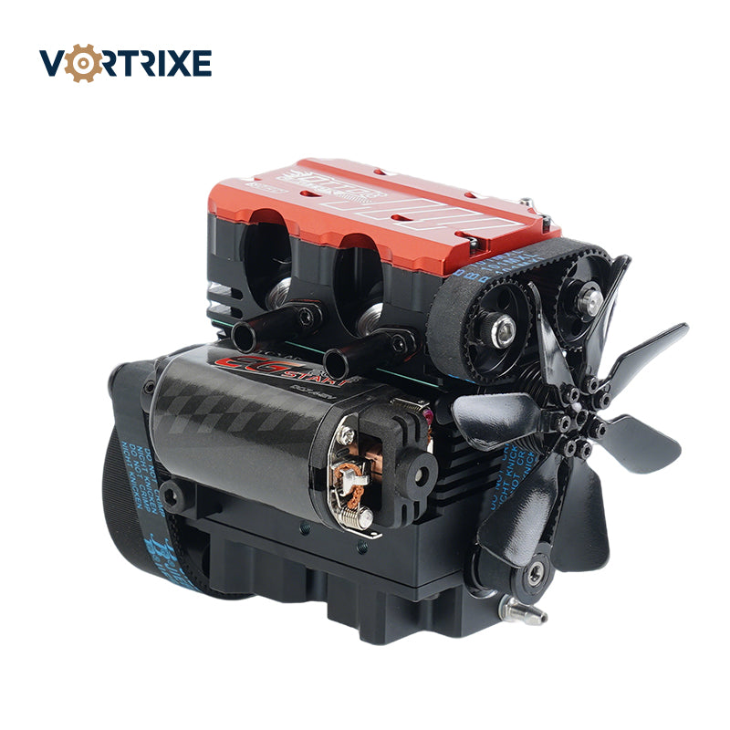 VORTRIXE &amp; TOYAN FS-L200 Motor 2 Zylinder 4 Takt Nitro Motor Modellbausatz 
