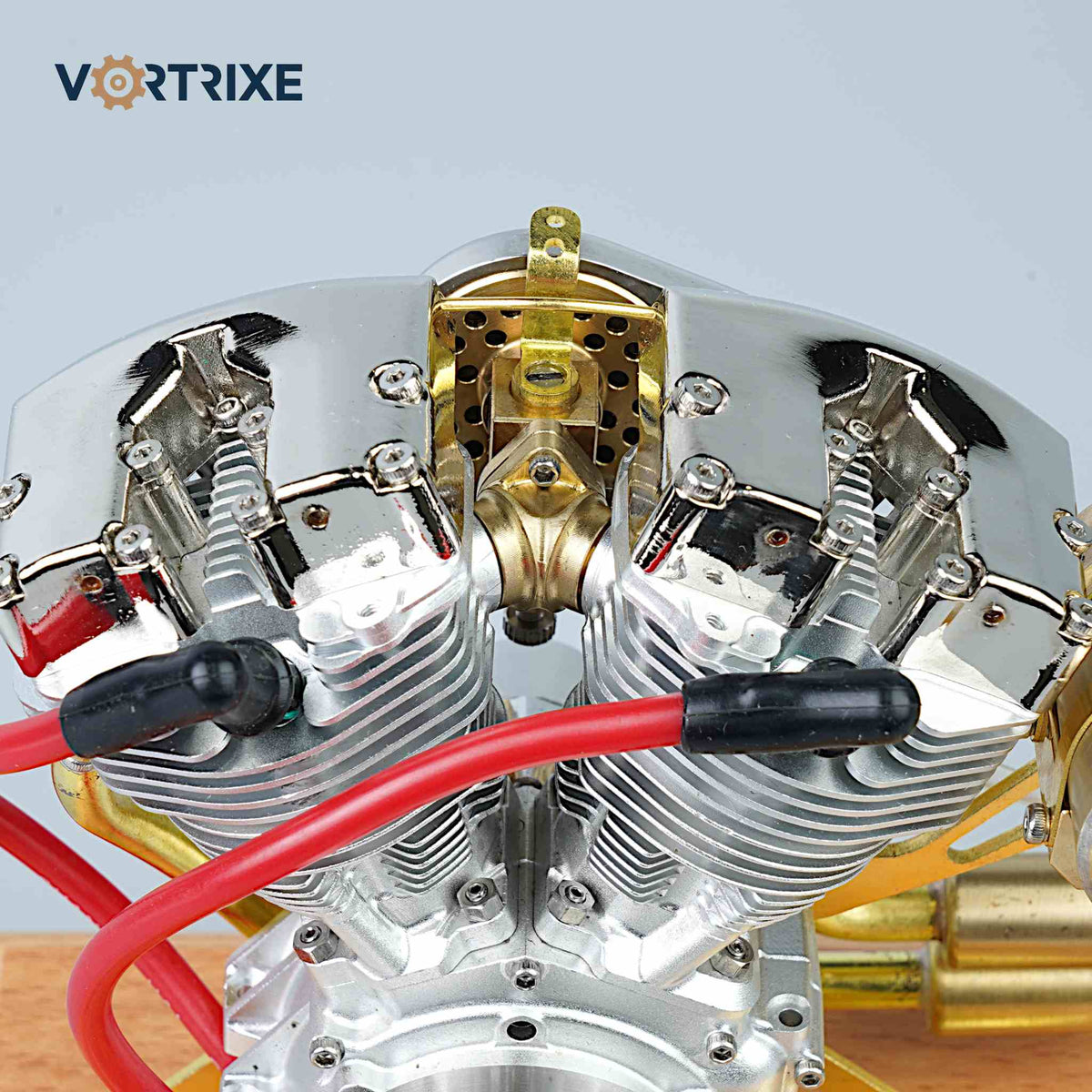 VORTRIXE Wasserkühlungs-Wärmestruktur Mini-Lernmodell mit Benzinmotor 