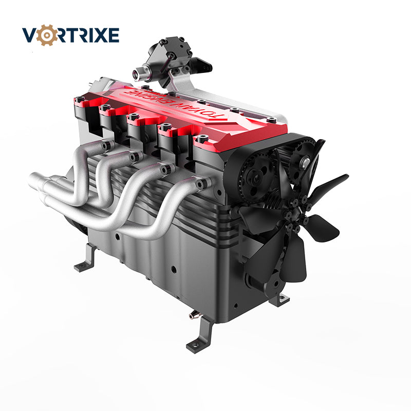 Комплект для моделирования рядного 4-цилиндрового двигателя VORTRIXE &amp; TOYAN FS-L400BGC объемом 14 куб. см 