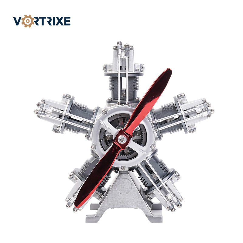 VORTRIXE &amp; TECHING Kit de modèle de moteur radial 5 cylindres 