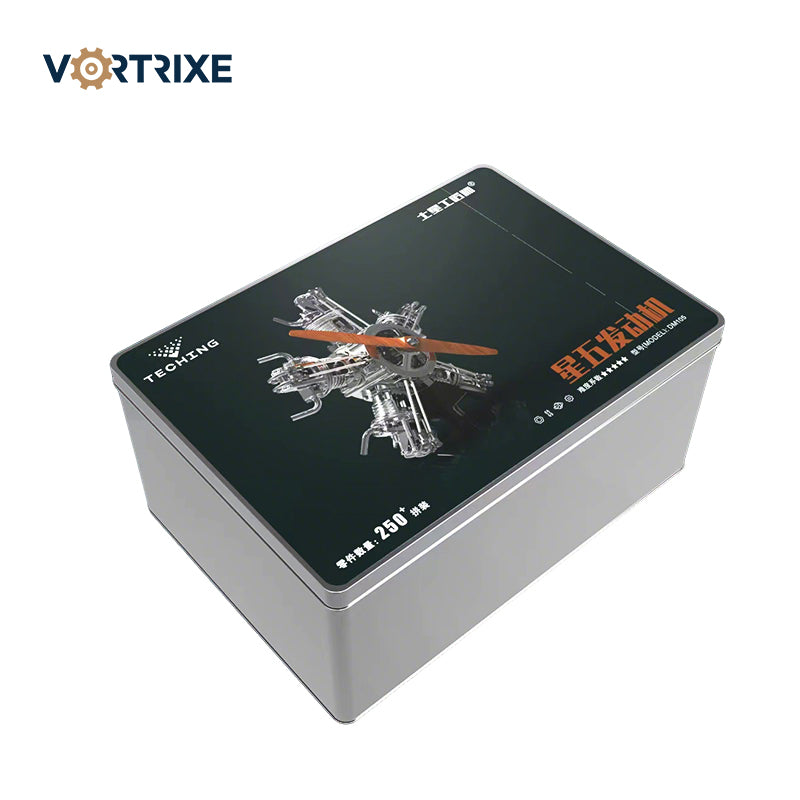 VORTRIXE &amp; TECHING 5-Zylinder-Sternmotor-Modellbausatz 