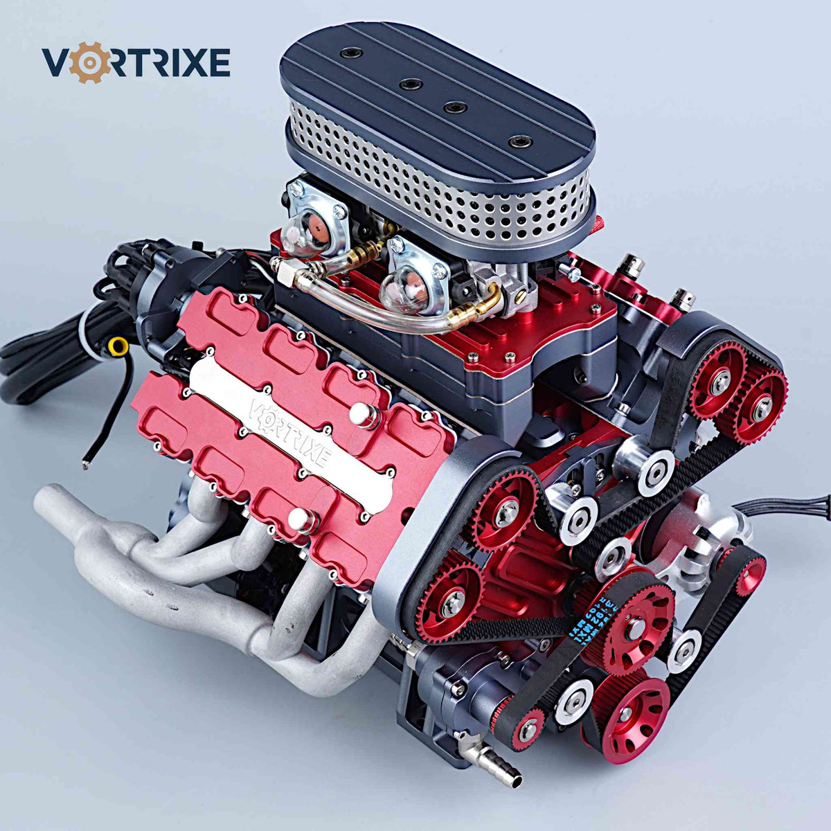 VORTRIXE &amp; TOYAN V8-Motor, 28 ccm OHV-Nitro-Motormodell 