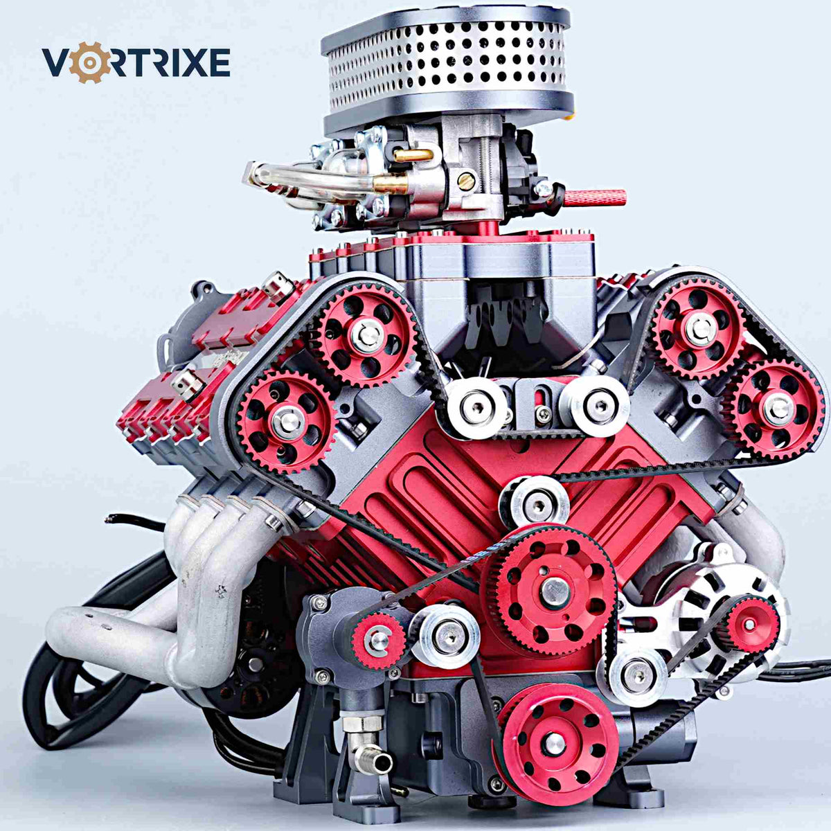 VORTRIXE &amp; TOYAN V8-Motor, 28 ccm OHV-Nitro-Motormodell 