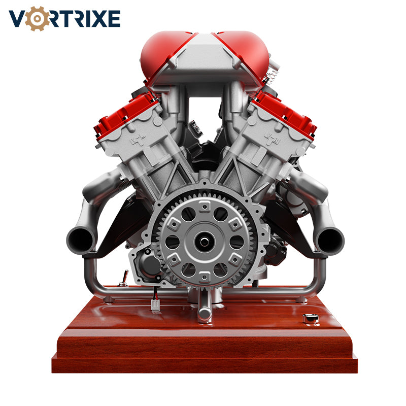 VORTRIXE & TECHING Metal V12 Engine Model Kit with Electric Drive Pre-Order Now