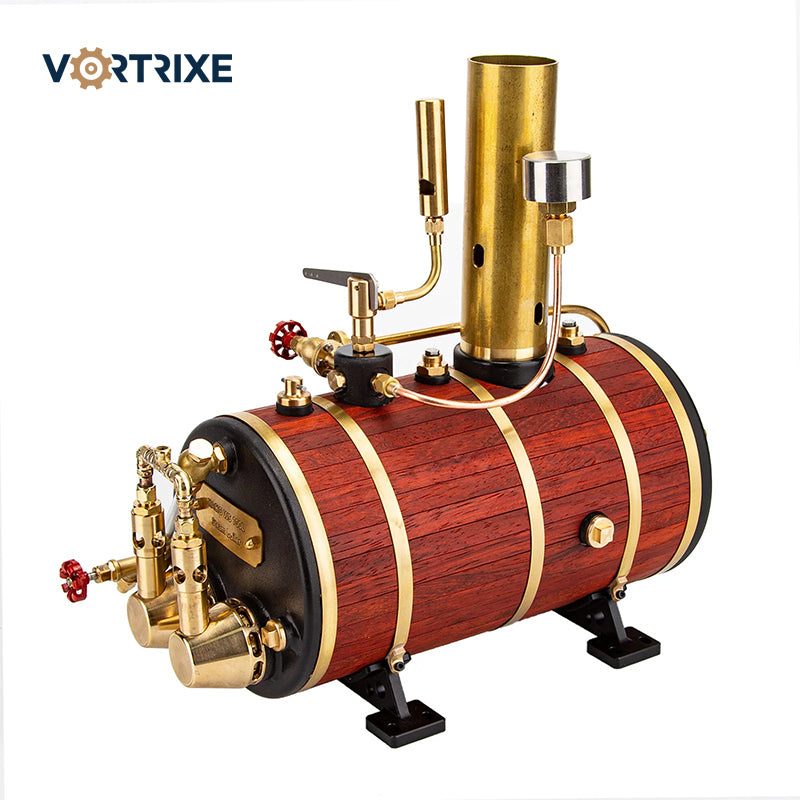 VORTRIXE 850mL Double-combustion Tube Horizontal Steam Engine Boiler Model