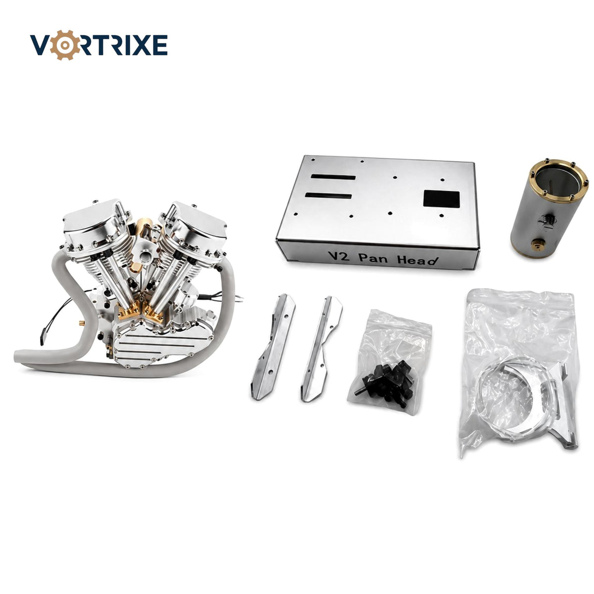VORTRIXE &amp; TOYAN V8-Motor, 28 ccm OHV-Nitro-Motormodell 