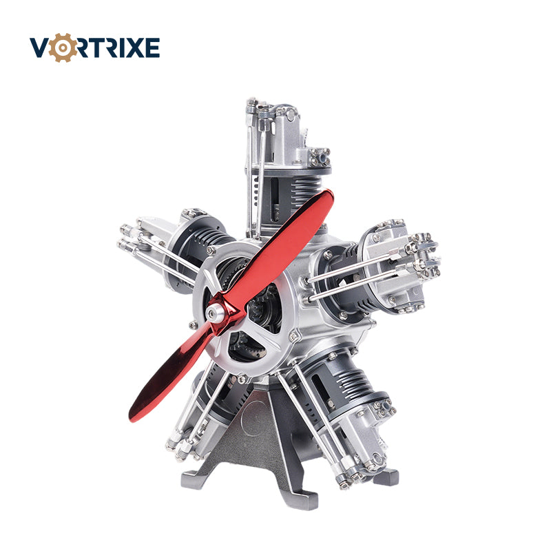 VORTRIXE &amp; TECHING Kit de modèle de moteur radial 5 cylindres 