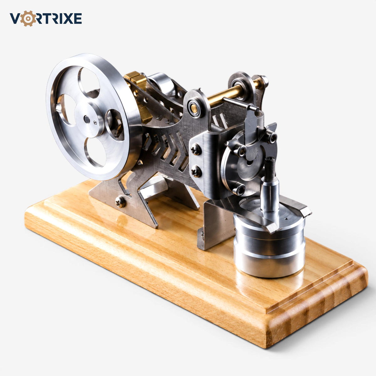 Kit de modèle de moteur Stirling à moteur à vide entièrement en métal VORTRIXE 