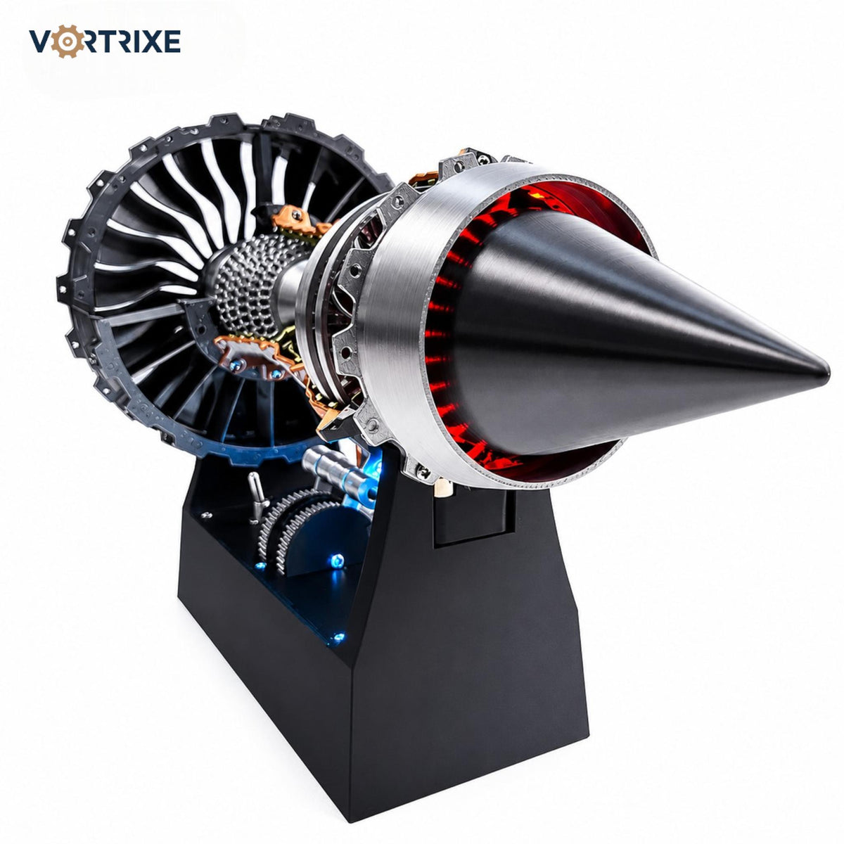 VORTRIXE TR900 Turbofan Engine Model with Magnetic Push-Rod Assembly