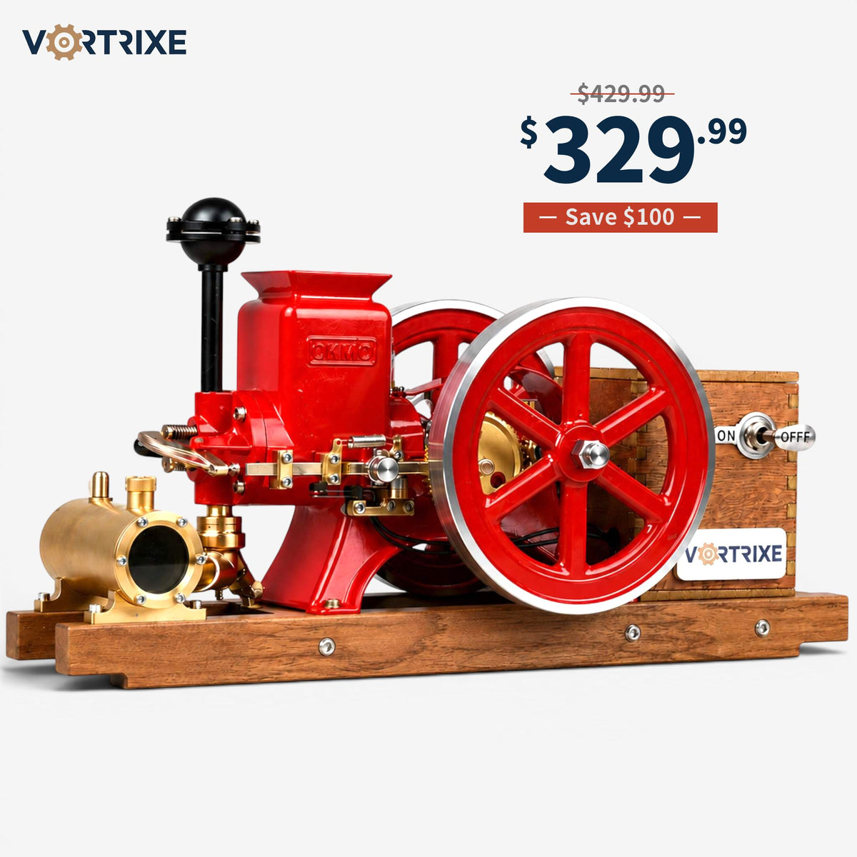 VORTRIXE & OKMO B02 Hit and Miss Gasoline Engine Model