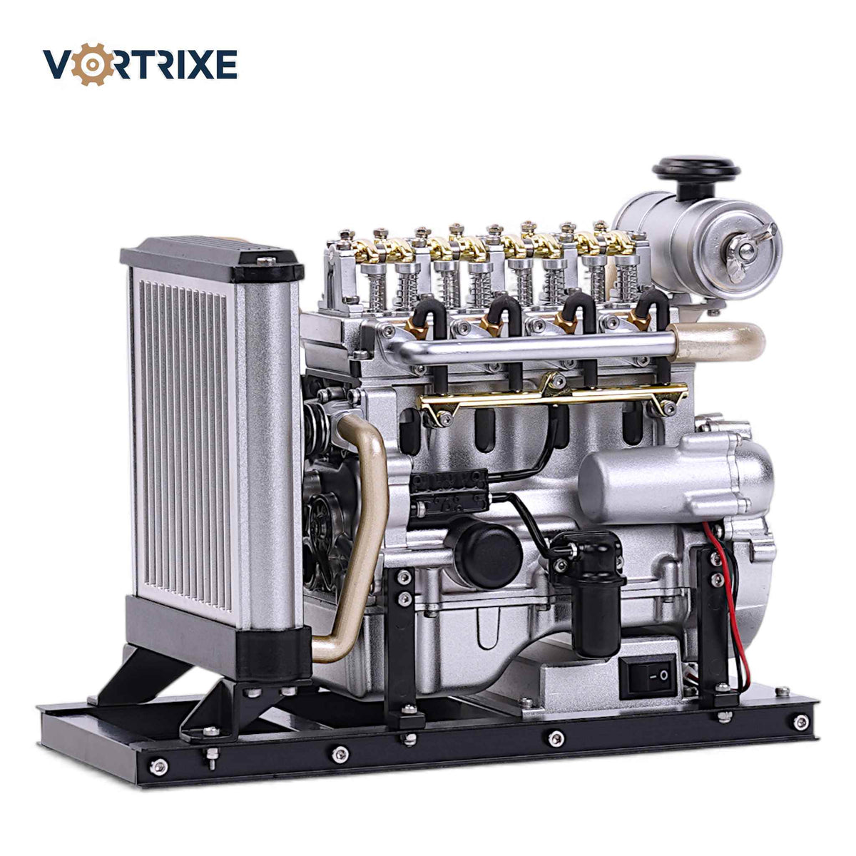 VORTRIXE & TECHING 300+PCS L4-Dieselmotor-Modellbausatz