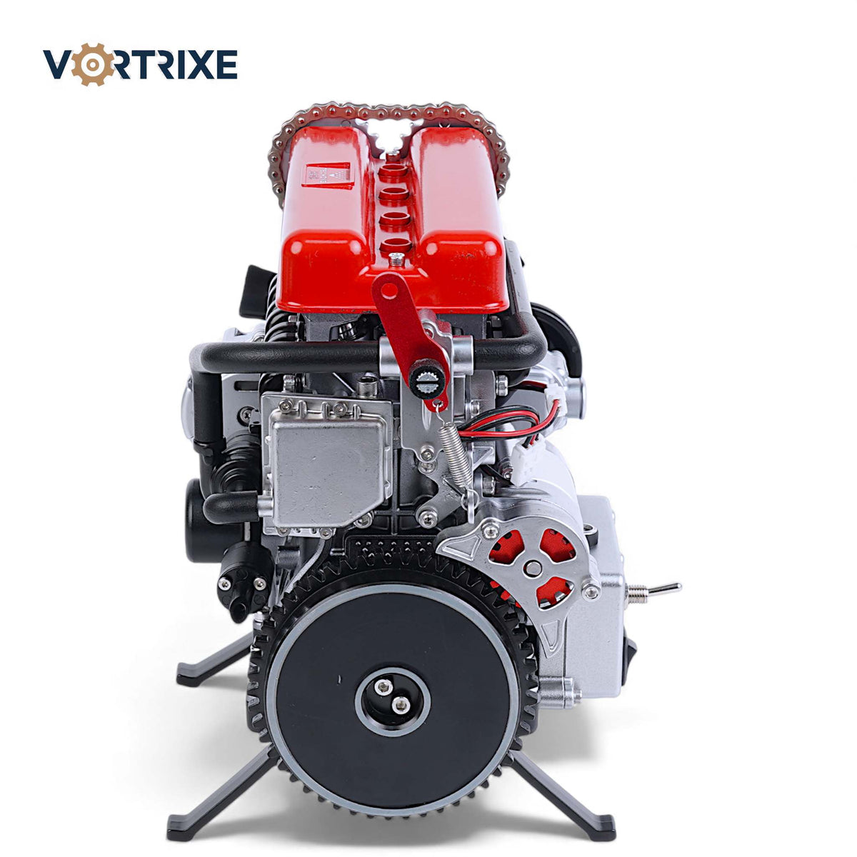 VORTRIXE &amp; TECHING Vollmetall-L4-Automotor-Modellbausatz 