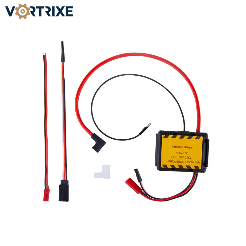 VORTRIXE CDI High Pressure Pulse Igniter with Two Fire Head Caps for Gasoline Engine Model
