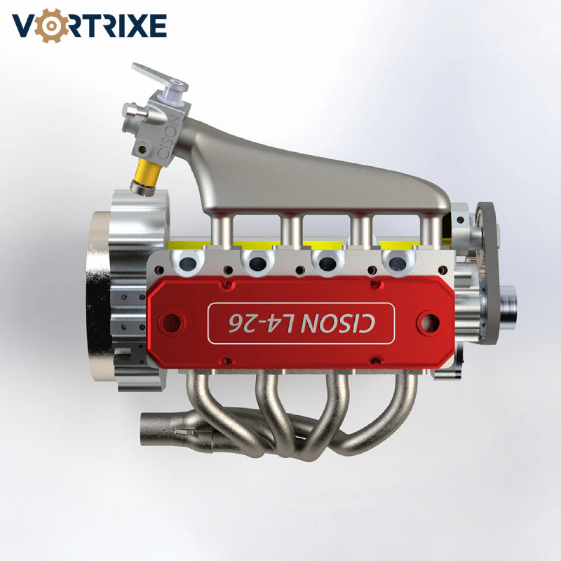 VORTRIXE &amp; TOYAN V8-Motor, 28 ccm OHV-Nitro-Motormodell 