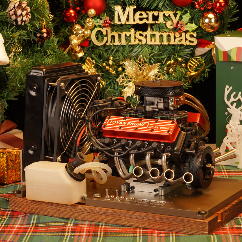 VORTRIXE & TOYAN V8 Engine 28cc OHV Gas Engine Model Pre-order