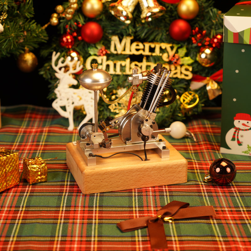 VORTRIXE Mini modèle de moteur monocylindre en alliage d'aluminium 