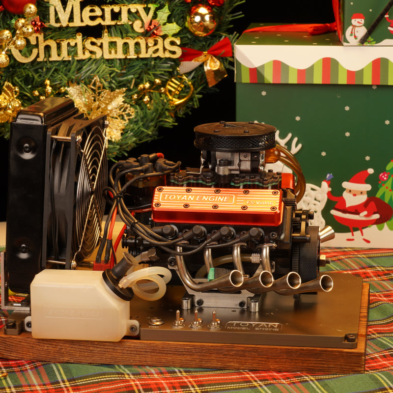 VORTRIXE & TOYAN V8 Engine 28cc OHV Gas Engine Model Pre-order