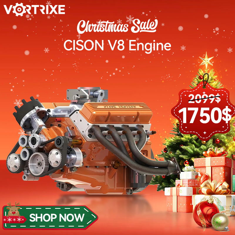Moteur VORTRIXE &amp; TOYAN V8 28cc OHV Nitro Modèle 