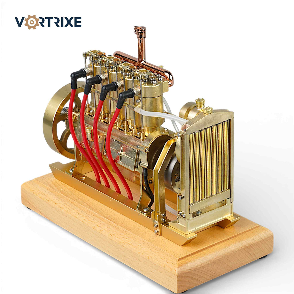 VORTRIXE Wasserkühlungs-Wärmestruktur Mini-Lernmodell mit Benzinmotor 