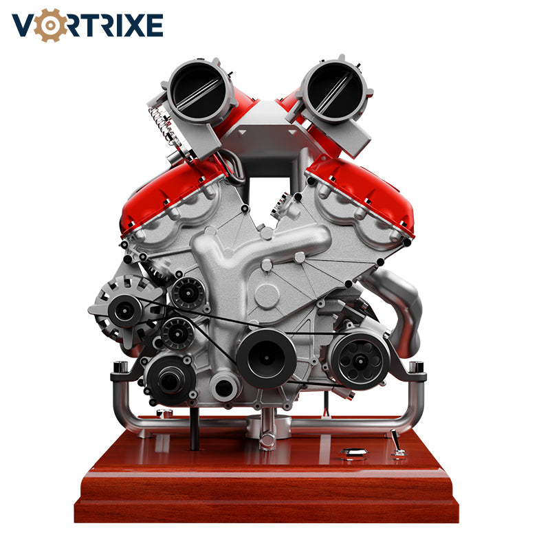 VORTRIXE & TECHING Metal V12 Engine Model Kit with Electric Drive Pre-Order Now